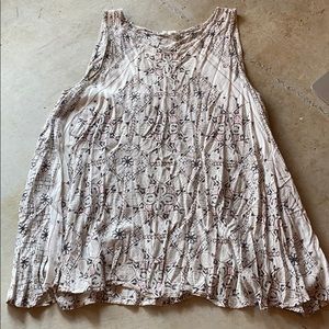 Tribal Jeans Patterned Size Medium Tank Top